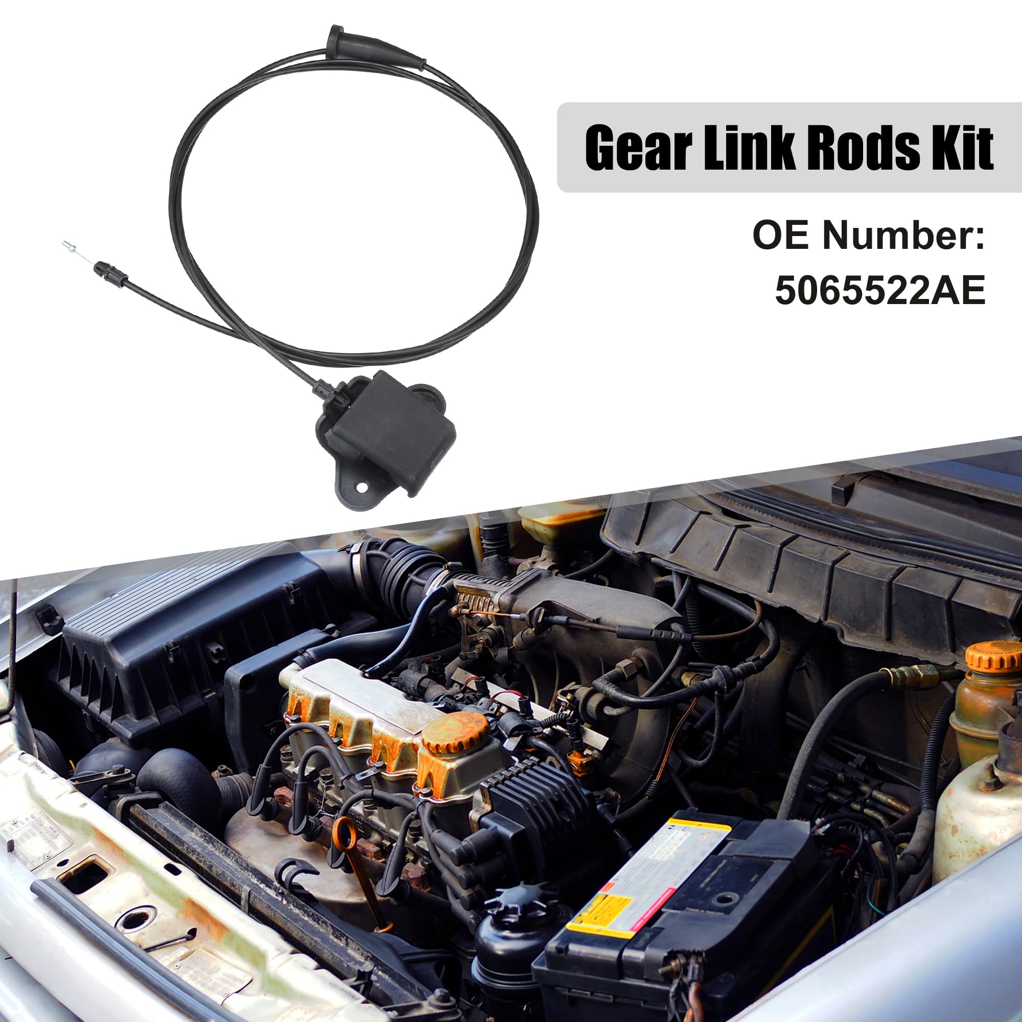 QUARKZMAN Front Motorhaubenentriegelungskabel für Chrysler 300 Nr. 5065522AE - 1 Stück
