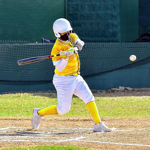 Miniatura 5 de Conjunto combinado de calcetines de béisbol y cinturón para niño, cinturones de sóftbol con calcetín de sóftbol cinturón elástico