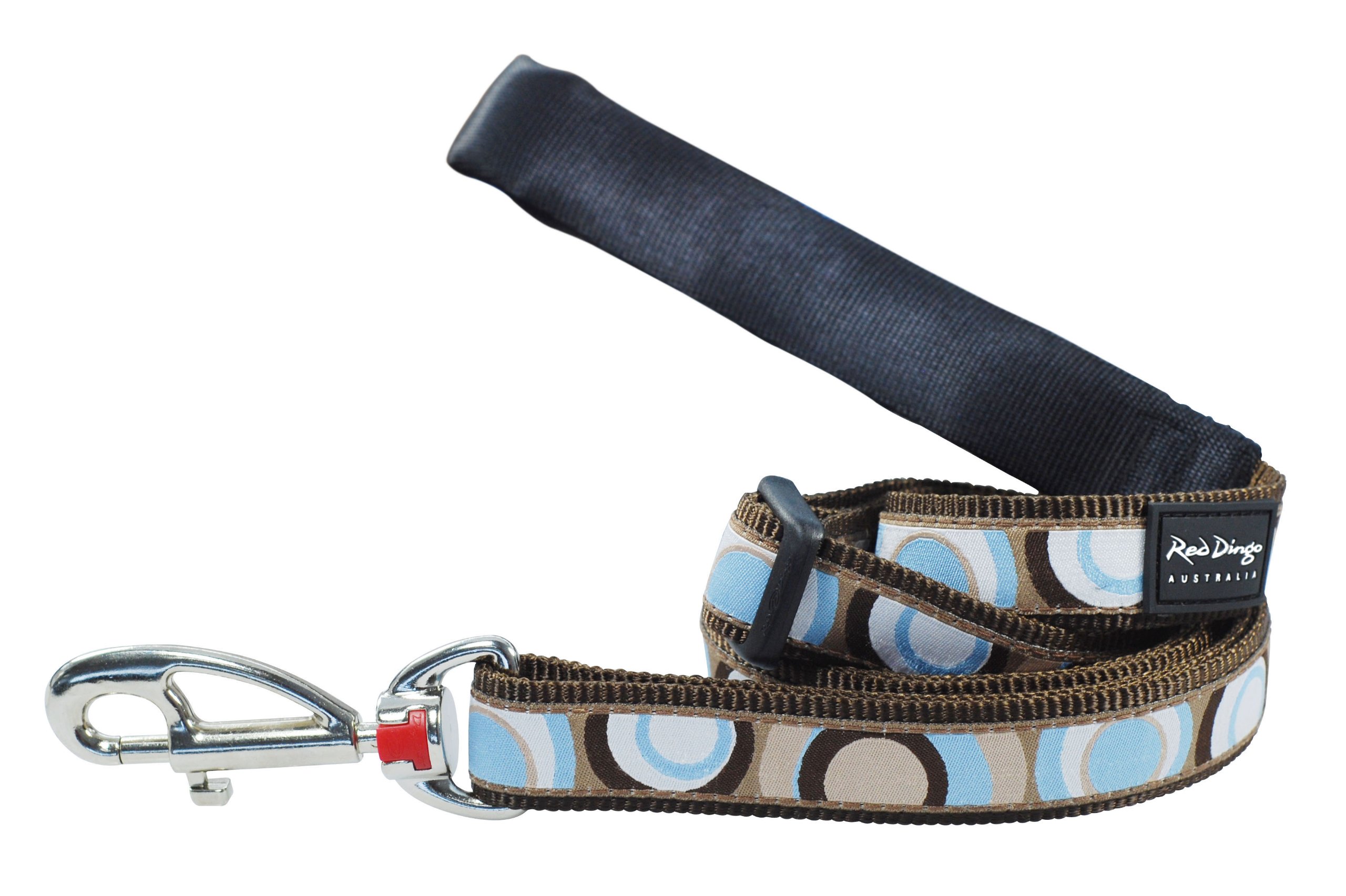 Red Dingo Designer Dog Lead, Large, Circadelic Brown