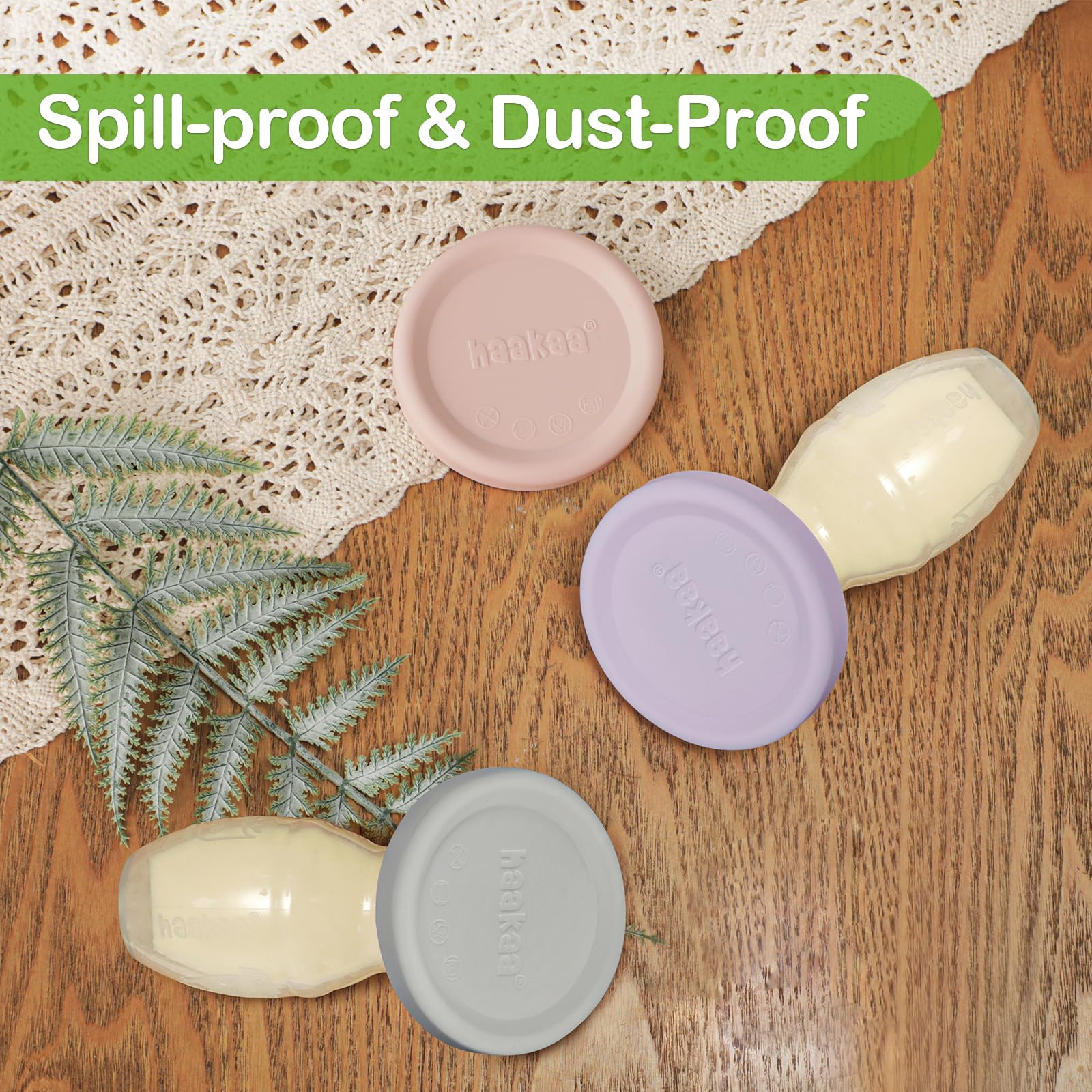 Haakaa New Mum Starter Pack Silicone Manual Breast Pump Silicone