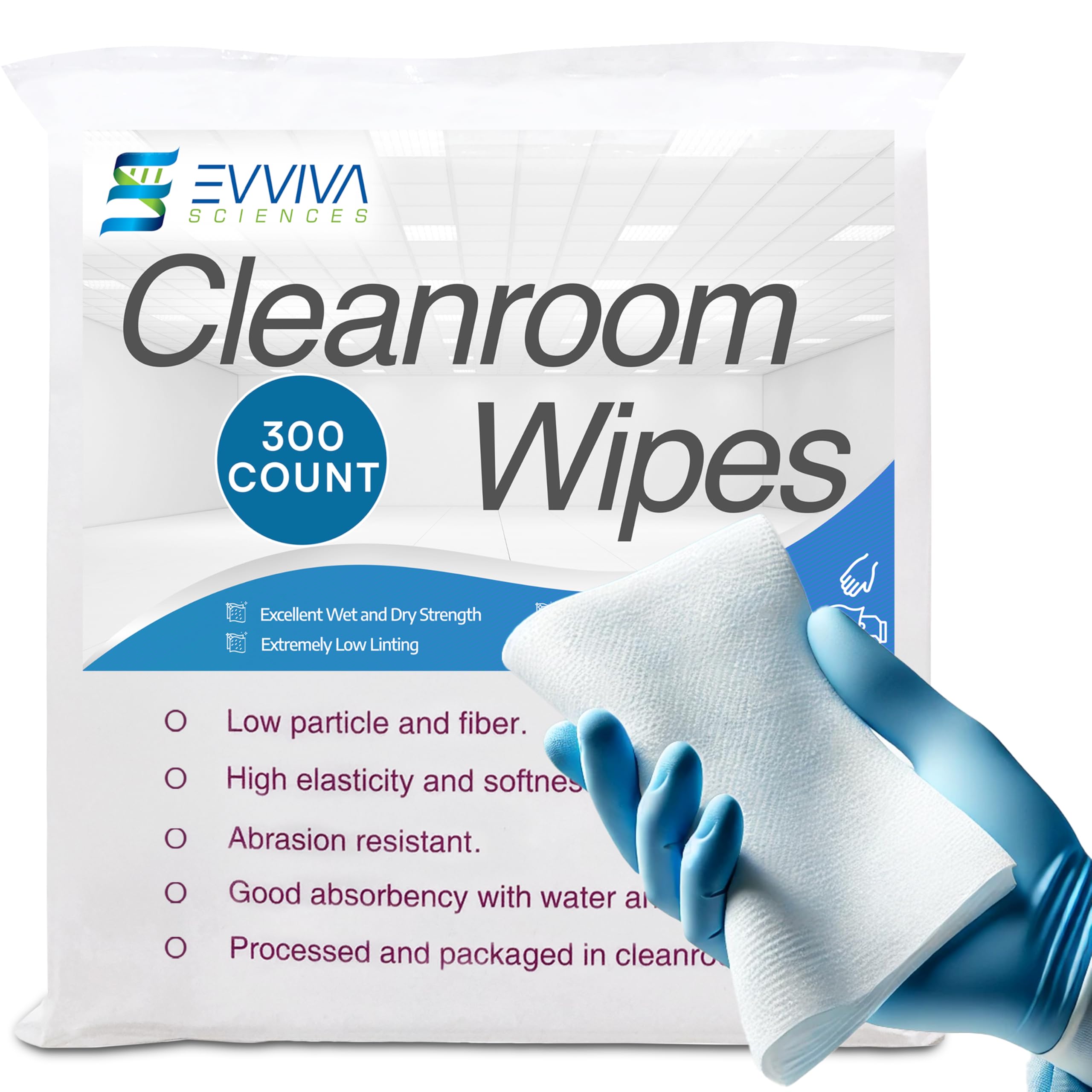 ES EVVIVA SCIENCES Cleanroom Wipes 9