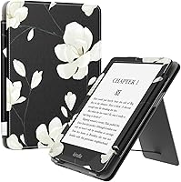 Vista 9 de MoKo Funda para Kindle Paperwhite de 6.8" (11ª generación-2021) y Kindle Paperwhite Signature Edition, funda delgada de poliuretano con encendido