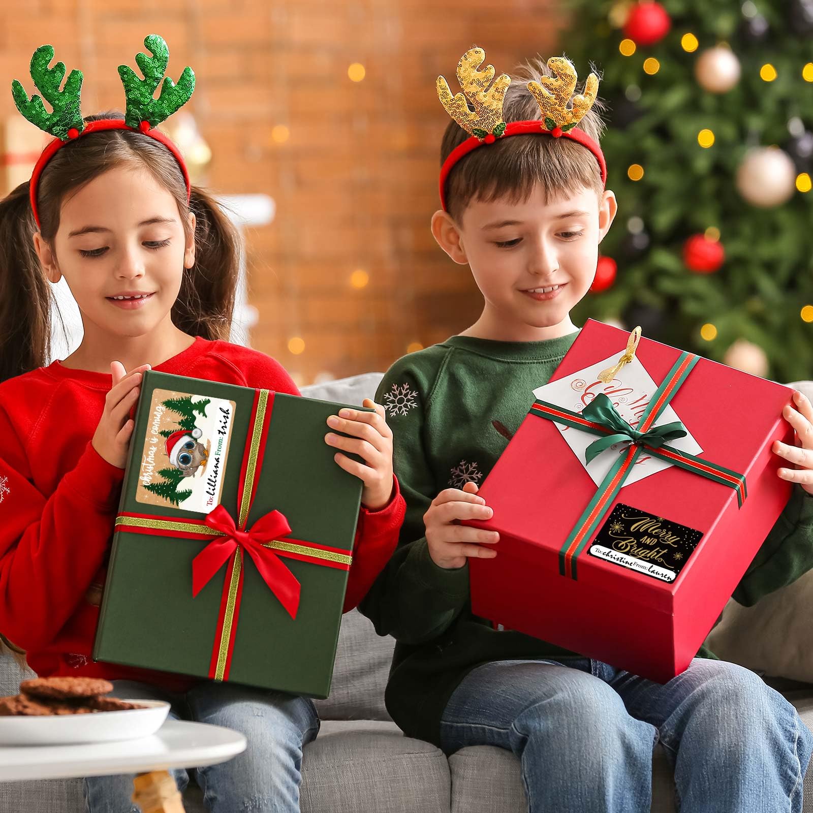 Pegatinas Autoadhesivas Para Sellar Regalos De Navidad, Etiquetas De Decoración Para Fiestas De Año Nuevo, Feliz Navidad, 3,5/4,5 Cm | Bodega Aurrera En Línea