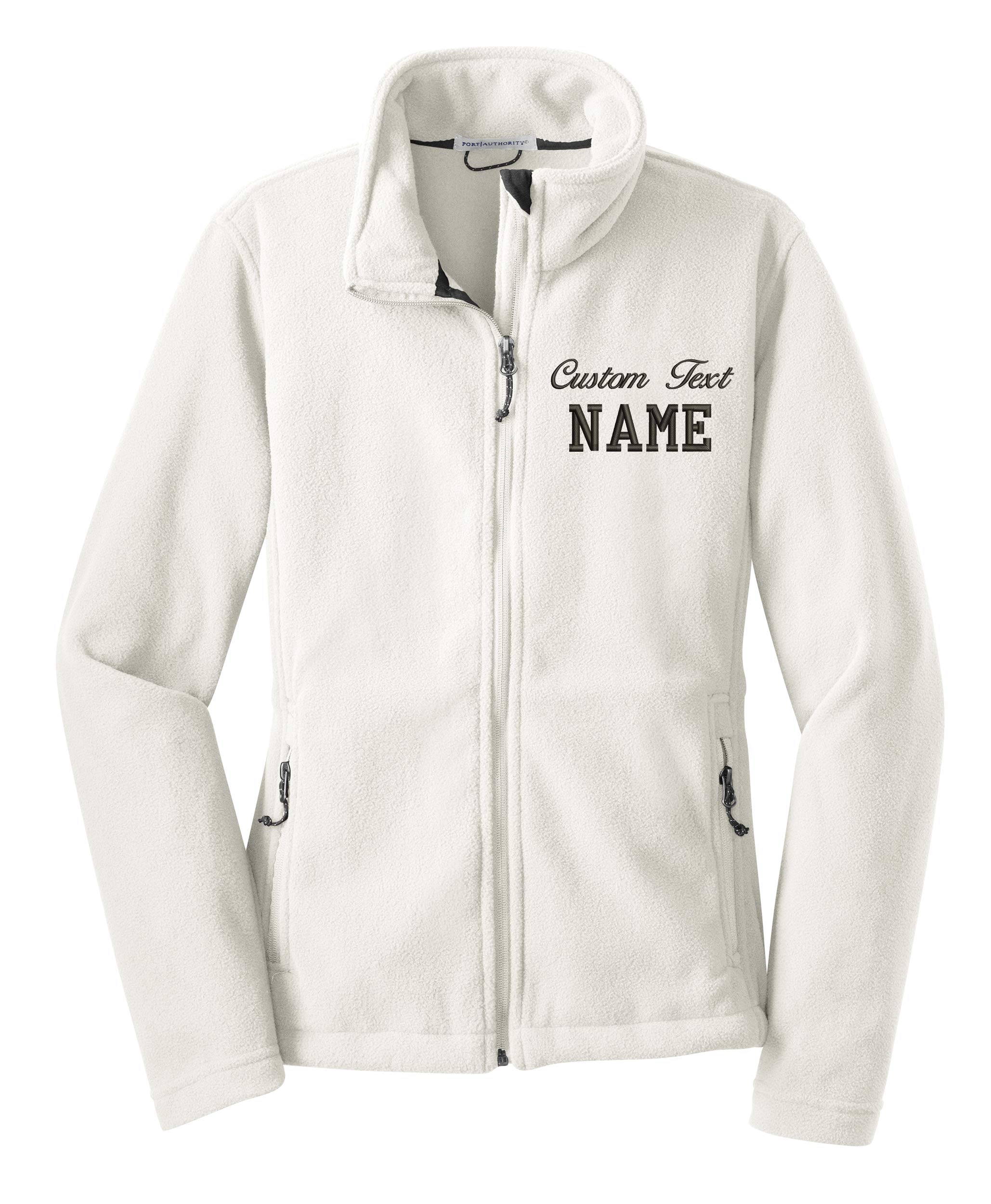 INK STITCH Women L217 Custom Stitching Embroidery Fleece Jackets - Multicolors