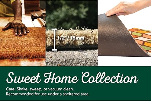 Miniatura 6 de Entryways Anchor - Felpudo antideslizante de fibra de coco de 17 x 28 x .5 pulgadas