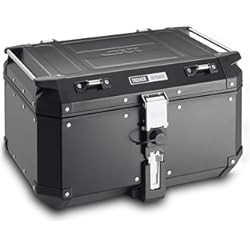Maleta Moto Honda Sh 125 Givi OBK58B Trekker Outback Monokey - Baúl de aluminio, Negro, 58 Litros, Carga Máxima 10 Kg