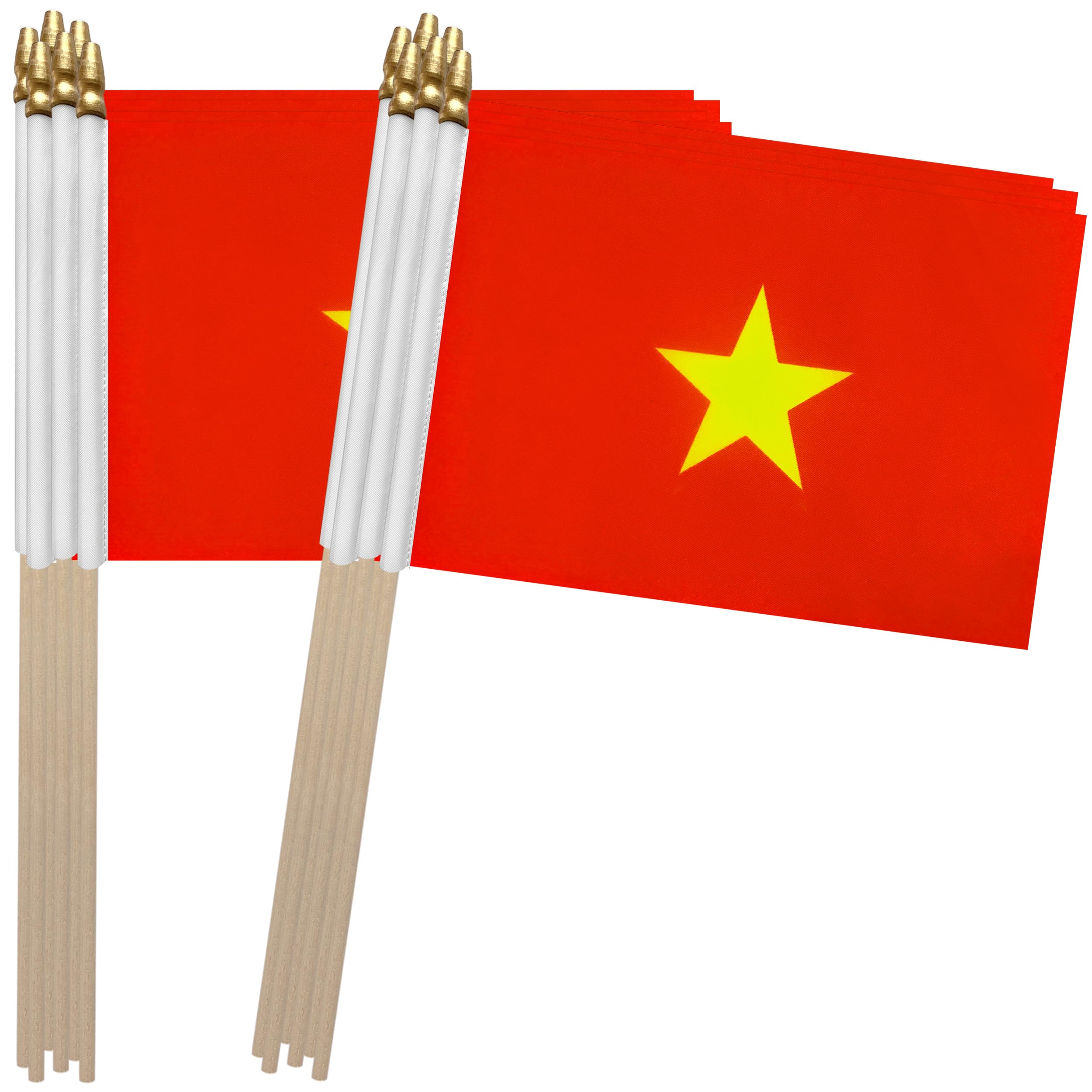 TSMD Stick Flags,5x8 Inch,12 Pack (Vietnam)