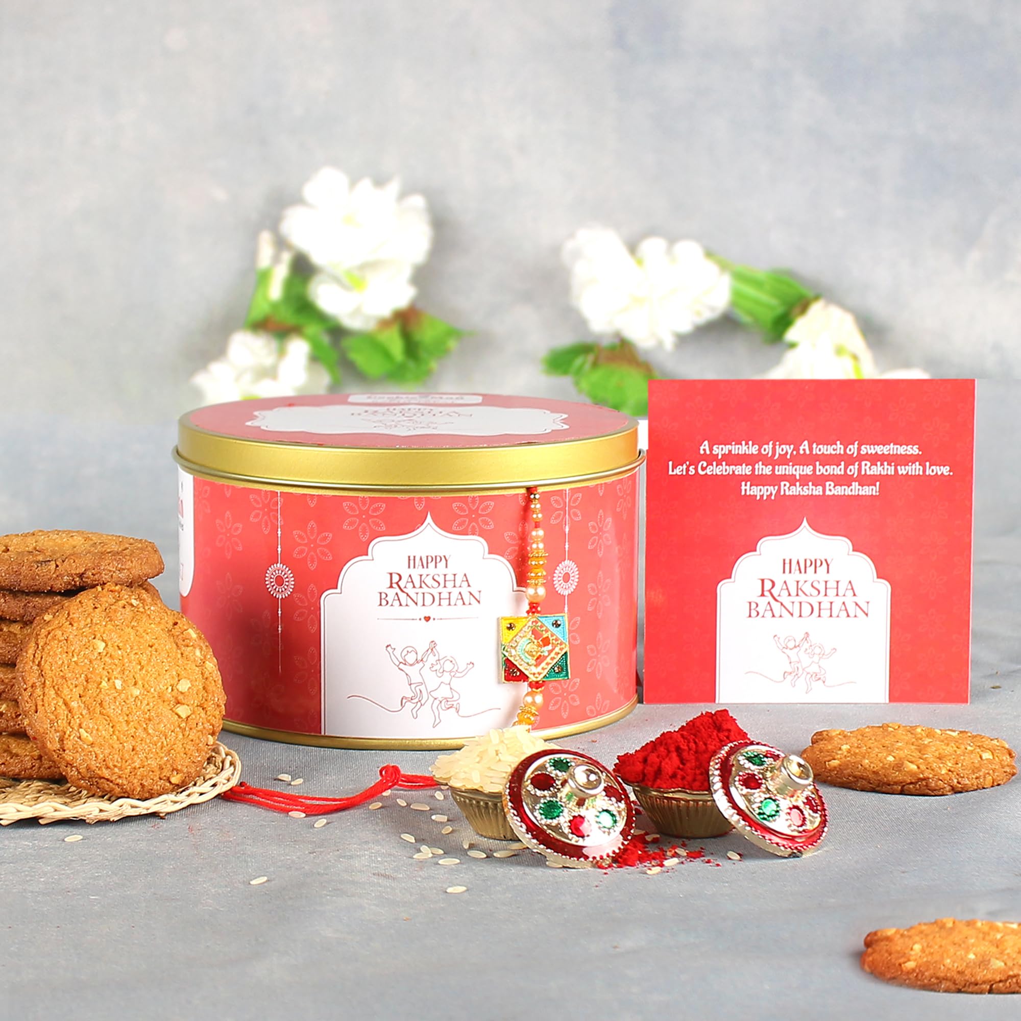 See full amazon price history chart for CookieMan Raksha Bandhan Rakhi Gift Hamper for Brother with Rakhi Tika and Roli Chawal | Raksha Bandhan Assorted Cookies Red Gift Tin Hamper - 300g CookieMan Raksha Bandhan Rakhi Gift Hamper for Brother with Rakhi Tika and Roli Chawal | Raksha Bandhan Assorted Cookies Red Gift Tin Hamper - 300g (B0D97L1JQ2) Amazon Price History, Amazon Price Tracker