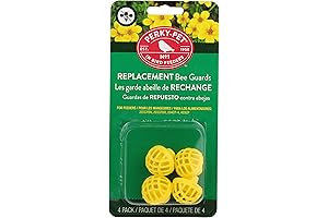 Perky-Pet 205Y Replacement Bee Guards - For Hummingbird Feeders - Yellow (3.04...
