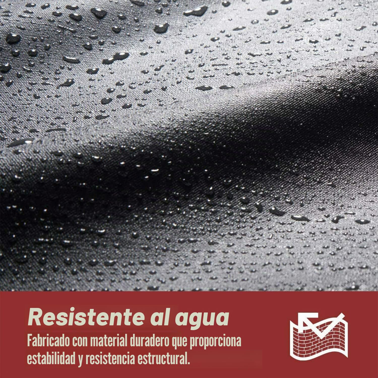 Schleuder Funda para carro de mano plegable, tejido Oxford 420D, impermeable, resistente al viento, resistente a los rayos UV, color negro (105 x 60 x 45 cm)