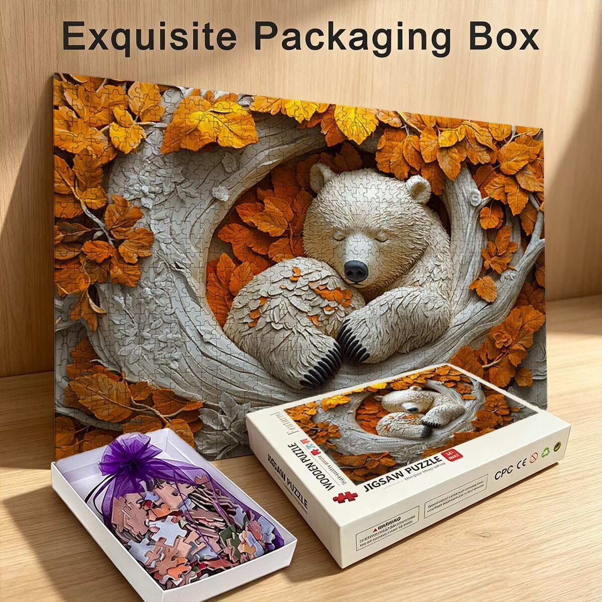 Puzzle 1000 Pezzi, Puzzle Animale, Legno Pezzi, Regalo Donna Uomo -12181