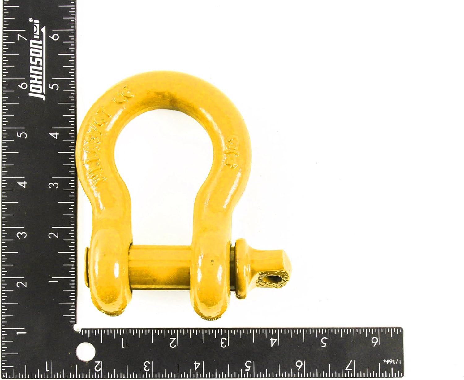 Red Hound Auto 2 Shackles 3/4 Inches Galvanized D Ring Marine Anchor Bow Yellow with Screw Pin 4.5 Ton