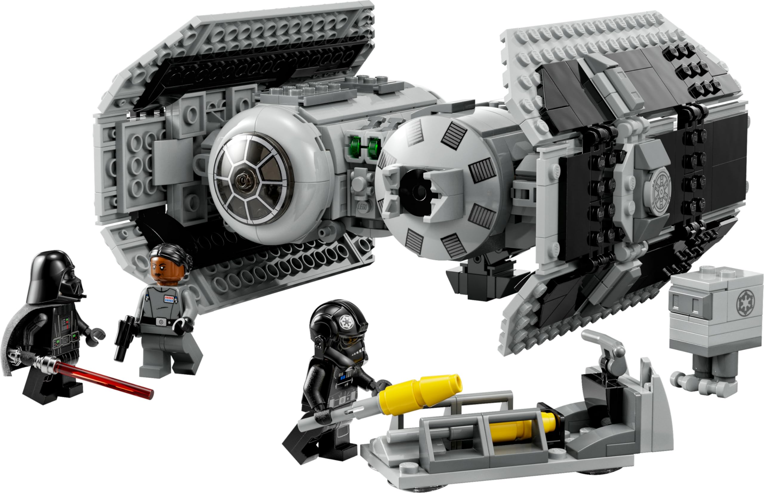 LEGO Star Wars 75347 Le Bombardier TIE - Jeu de Construction - Maquette de Vaisseau Spatial - Figurine & Minifigurine Dark Vador avec Sabre Laser - Cadeau Garçon 9 Ans