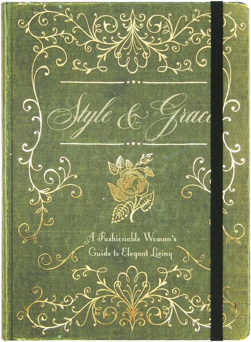 Punch Studio Book Style Journals with Elastic Band Closure (Style & Grace)