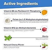 Vista 8 de Superior Source No Shot Vitamina B12 Metilcobalamina (2000 mcg), metilfolato, B6 (P-5-P), microlingüe de disolución rápida, 60 unidades, salud