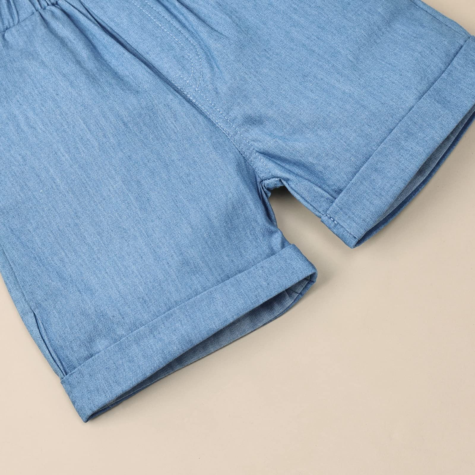 Conjunto de ropa de verano para bebé y niño, conjunto de camiseta de manga corta con dinosaurios + pantalones cortos, conjunto de 12 meses-4T