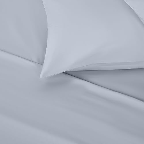 Miniatura 5 de Martex Juego de sábanas de 3 piezas de 200 hilos de fibra larga, 100% algodón orgánico, 1 sábana bajera, 1 sábana encimera, 1 funda de almohada,