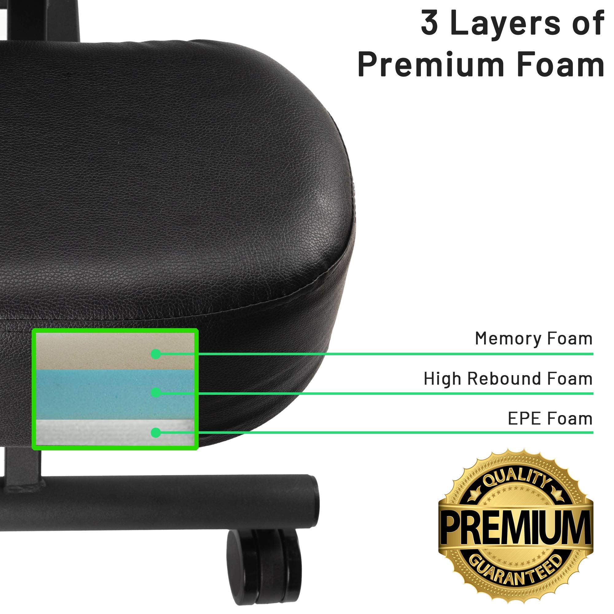 Chair Monk Ergonomic Kneeling Chair Kneeling Chair with Thick