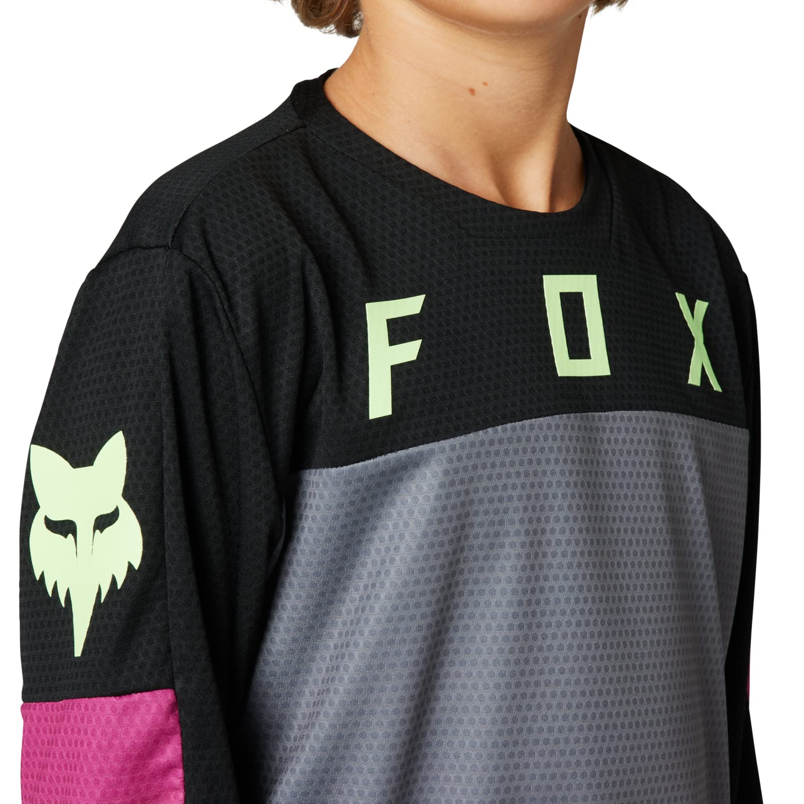 Fox Racing Jungen Youth Defend LS Trikot