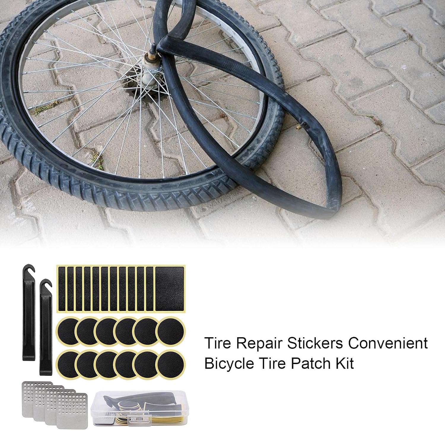 オートパッチ タイヤ修理パッチ 24本の自動チューブレスタイヤパッチパンク修理有線プラグパッチ 車用トラックバス 【国内発送】