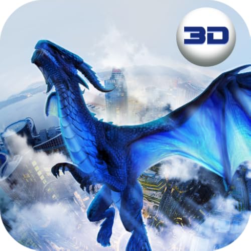 Giant Fantasy Reptile City Attack: Awaken Dragon Simulator Game