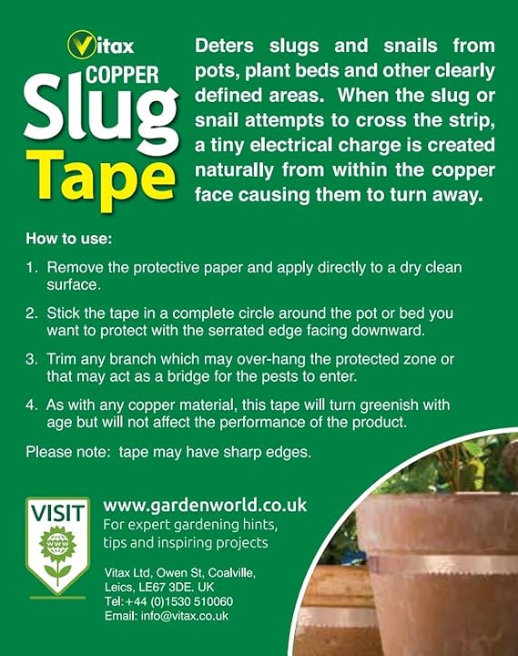 Vitax 4m Copper Slug Tape
