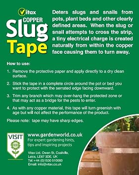 Vitax 4m Copper Slug Tape