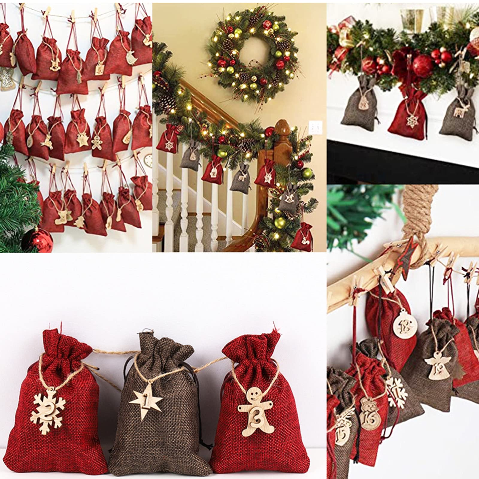 Lavoretti di Natale: fare il calendario dell'avvento con i tubi di cartone | Alessia, scrap & craft