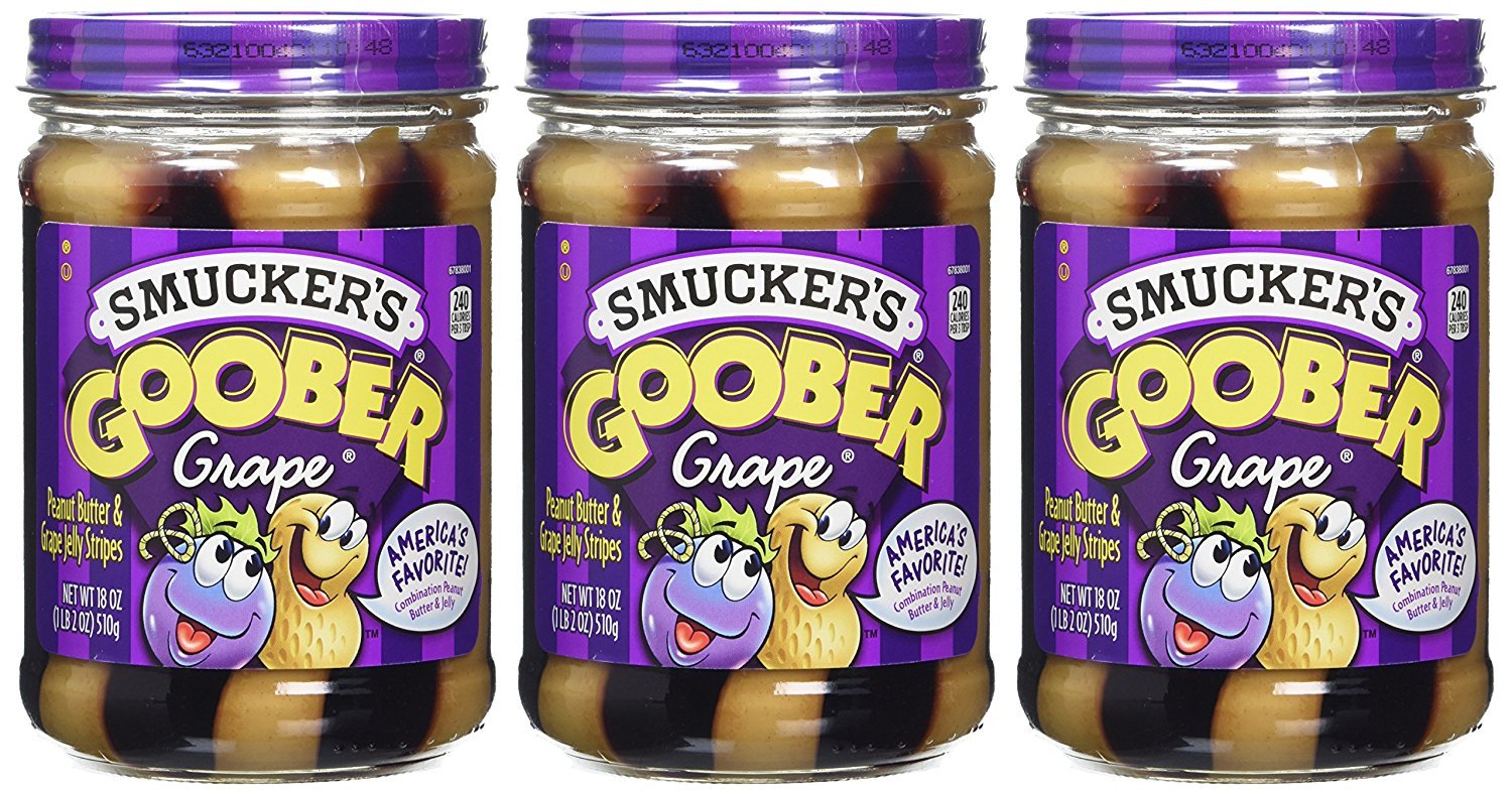Smuckers Goober Grape Spread 510 g (Pack of 3)