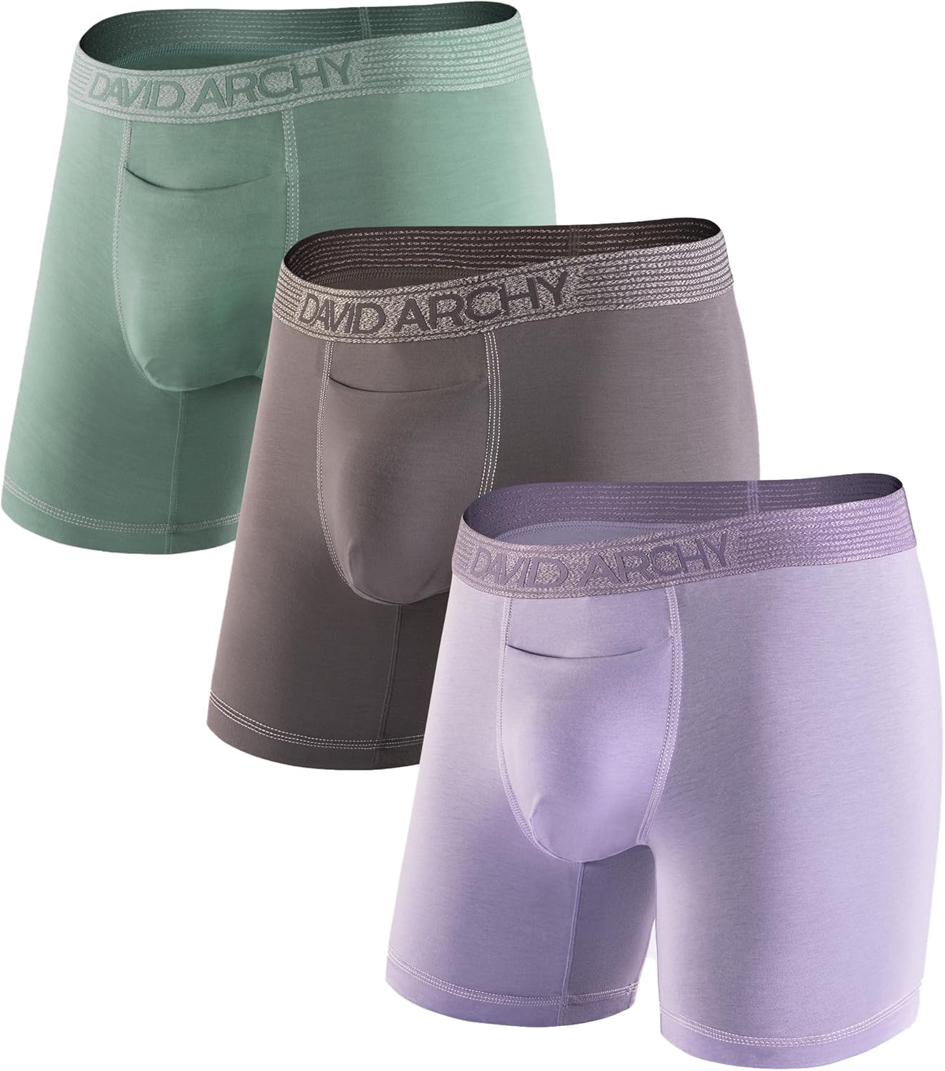 DAVID ARCHY Men's Soft Boxer Briefs Pack Jamaica Ubuy