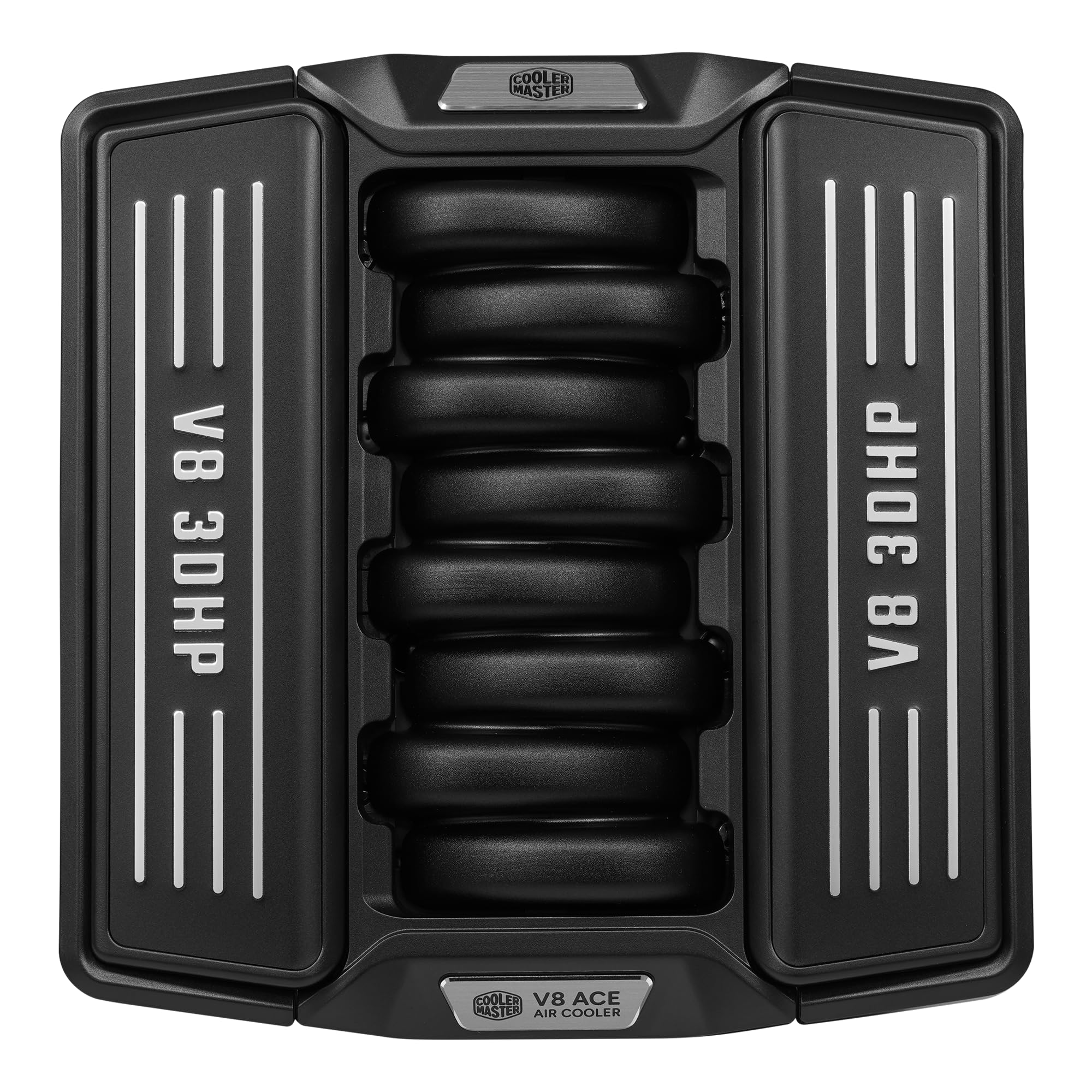 Cooler Master V8 ACE 3DHP AMD CPU Air Cooler - Tecnologia brevettata 3D Heat Pipe, doppie ventole PWM ad alto flusso d'aria da 120 mm, pale ventola LCP premium, raffreddamento silenzioso e