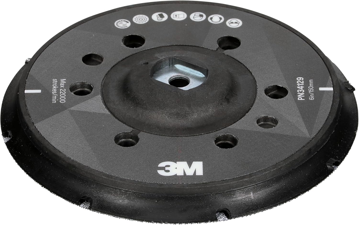 3M Perfect-It ROP Backup Pad 34129, 6 in (150 mm), 5/Case