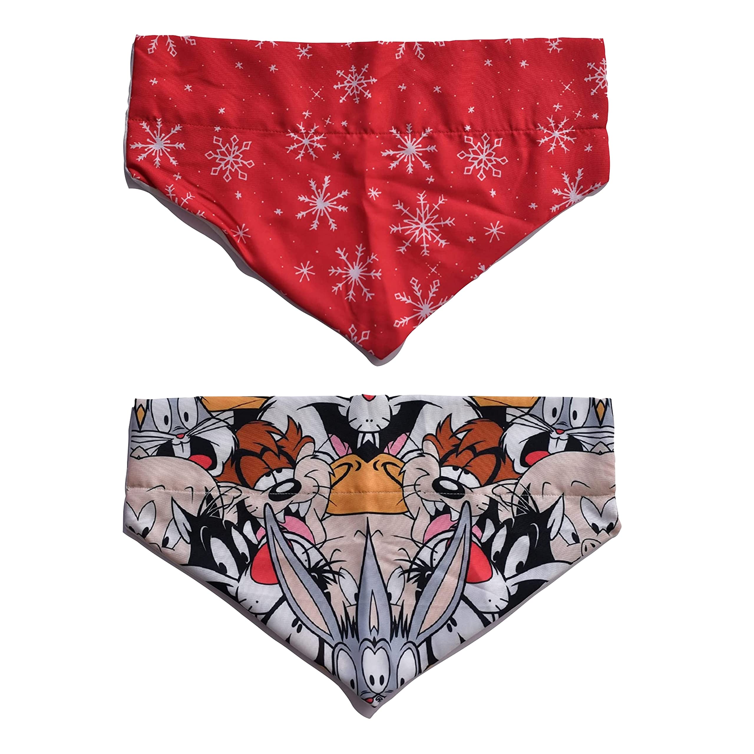 GROOMSOME Dog V-Bandana/Dog Scarf Combo- Set of 2 (Size:Large)