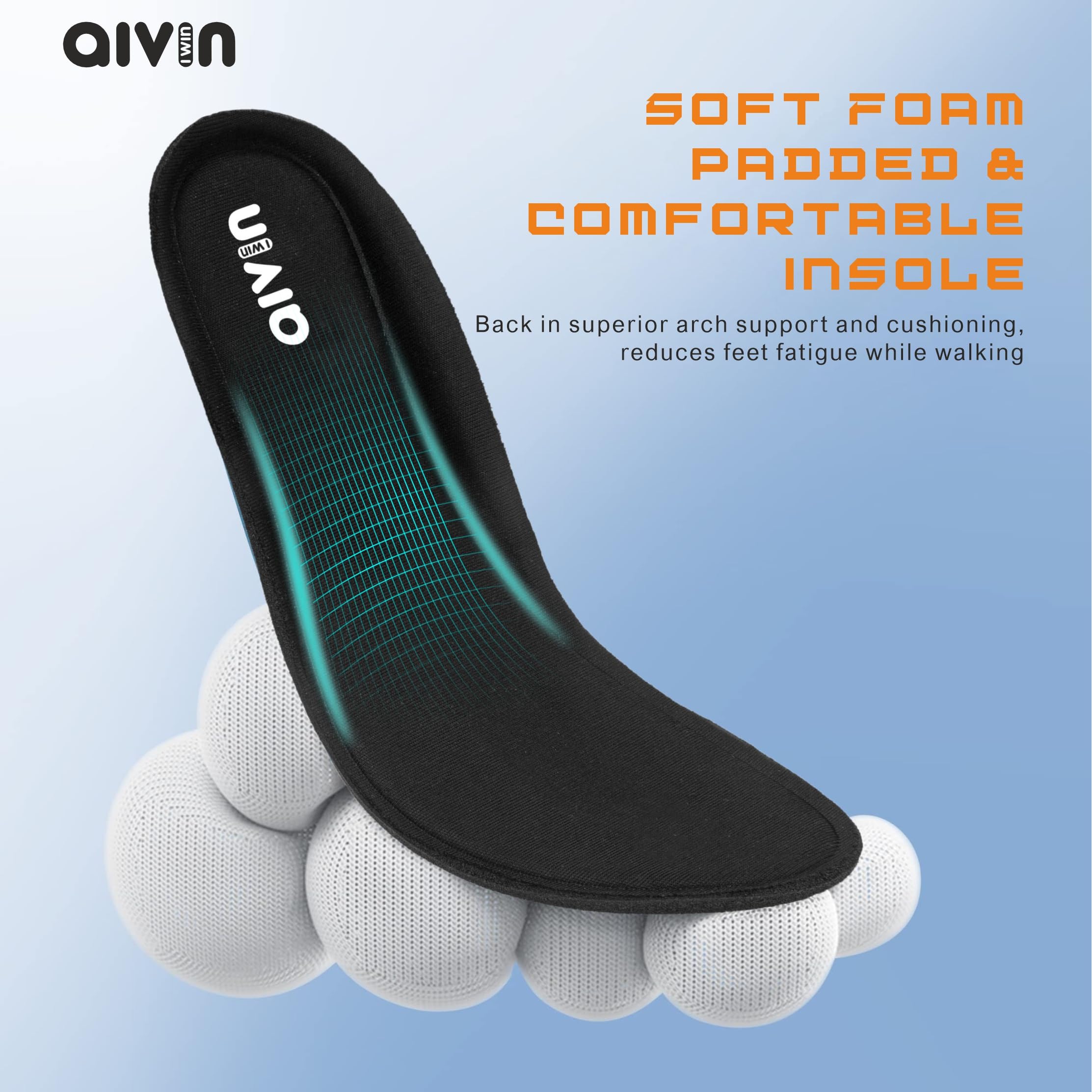 Aivin Troopers Basketball Court Shoes for Men, Durable Rubber Sole, Indoor & Outdoor Court Shoes, Soft Cushion NR EVA Inner Insole, High-Performance Footwear for Basketball Enthusiast 2