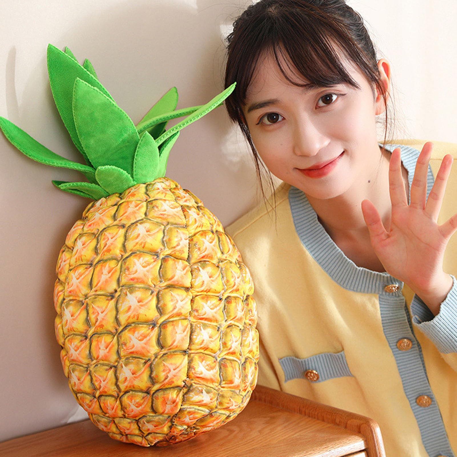 Amazon.co.jp: 人工パイナップルおもちゃ、ぬいぐるみパイナップル