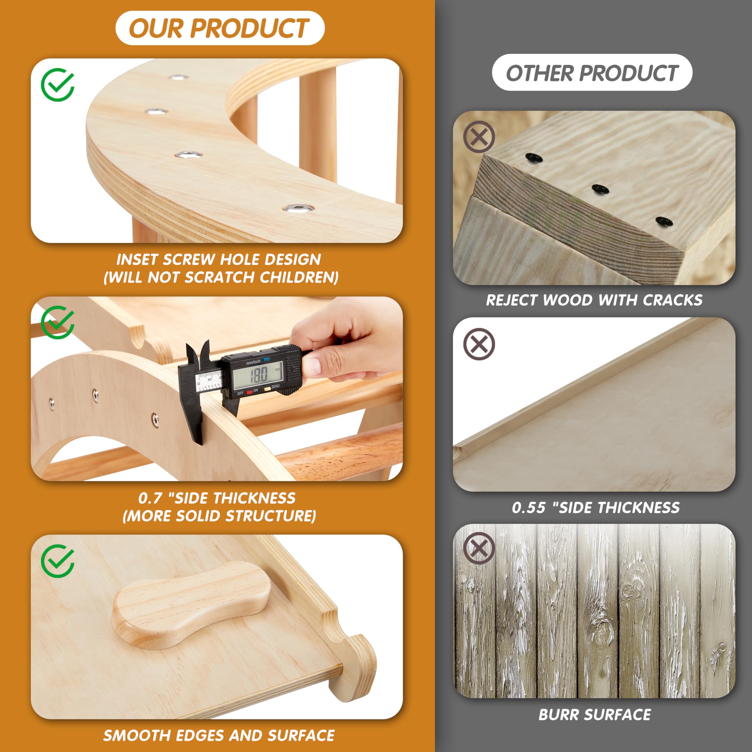 Amazon | 5 in 1 Pikler トライアングルジム モンテッソーリ