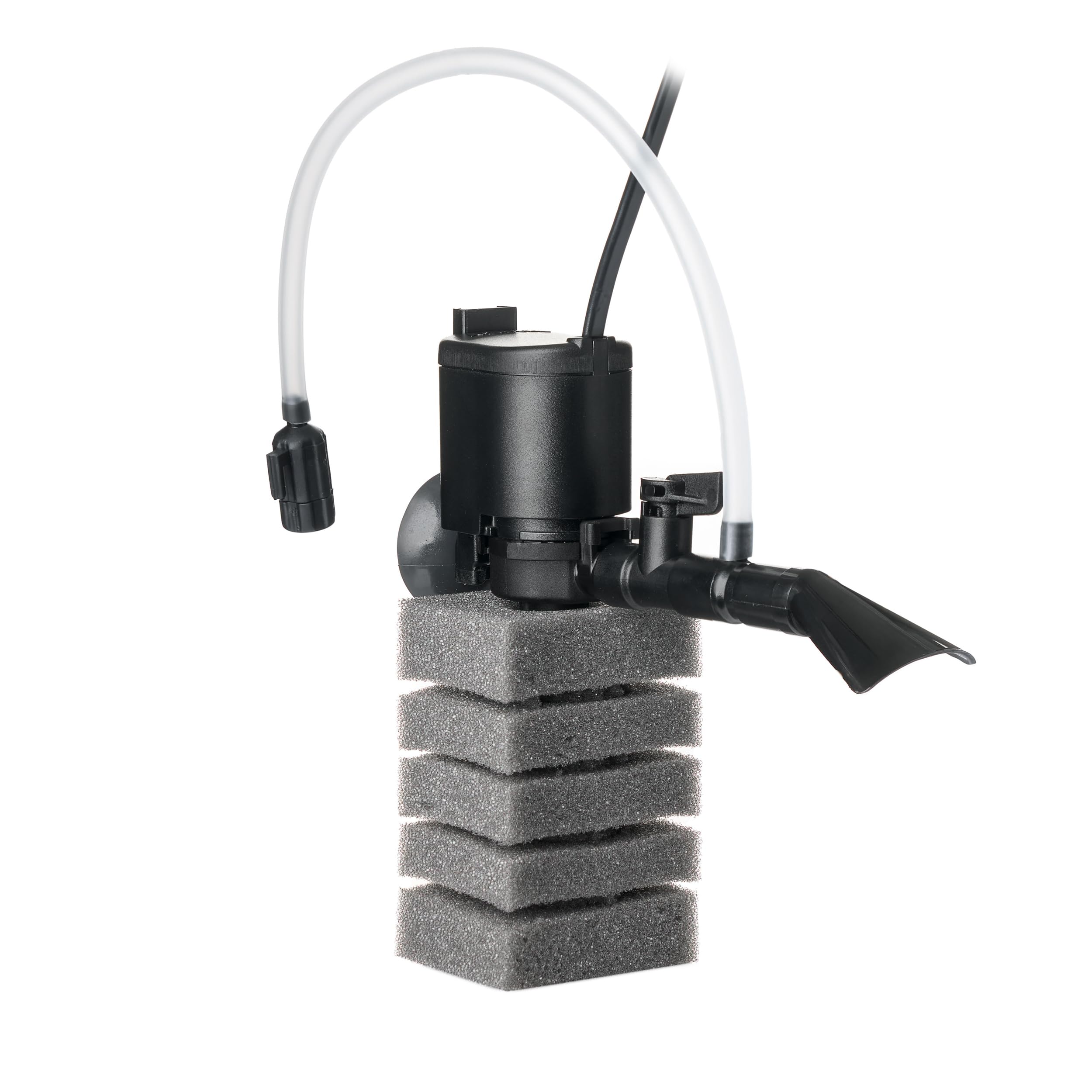 Filtr Turbo Mini – Siła w miniaturze | Wydajny i trwały filtr wewnętrzny do akwariów słodkowodnych <80 l | 320 l/h | 4,4 W