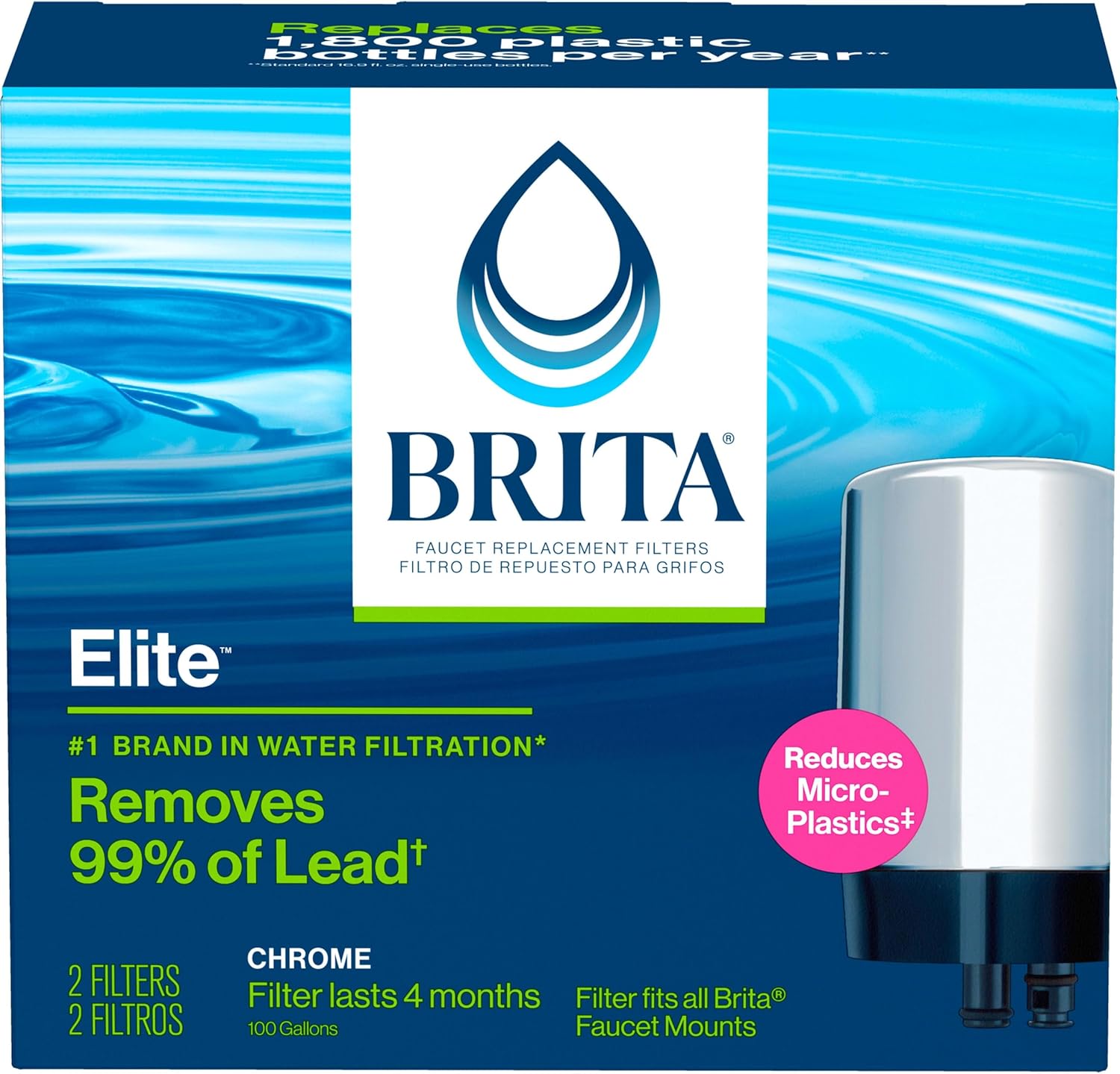 Brita 42618 Brita On Tap Replacement Filter (Chrome) (Packaging May Vary) - Image 9