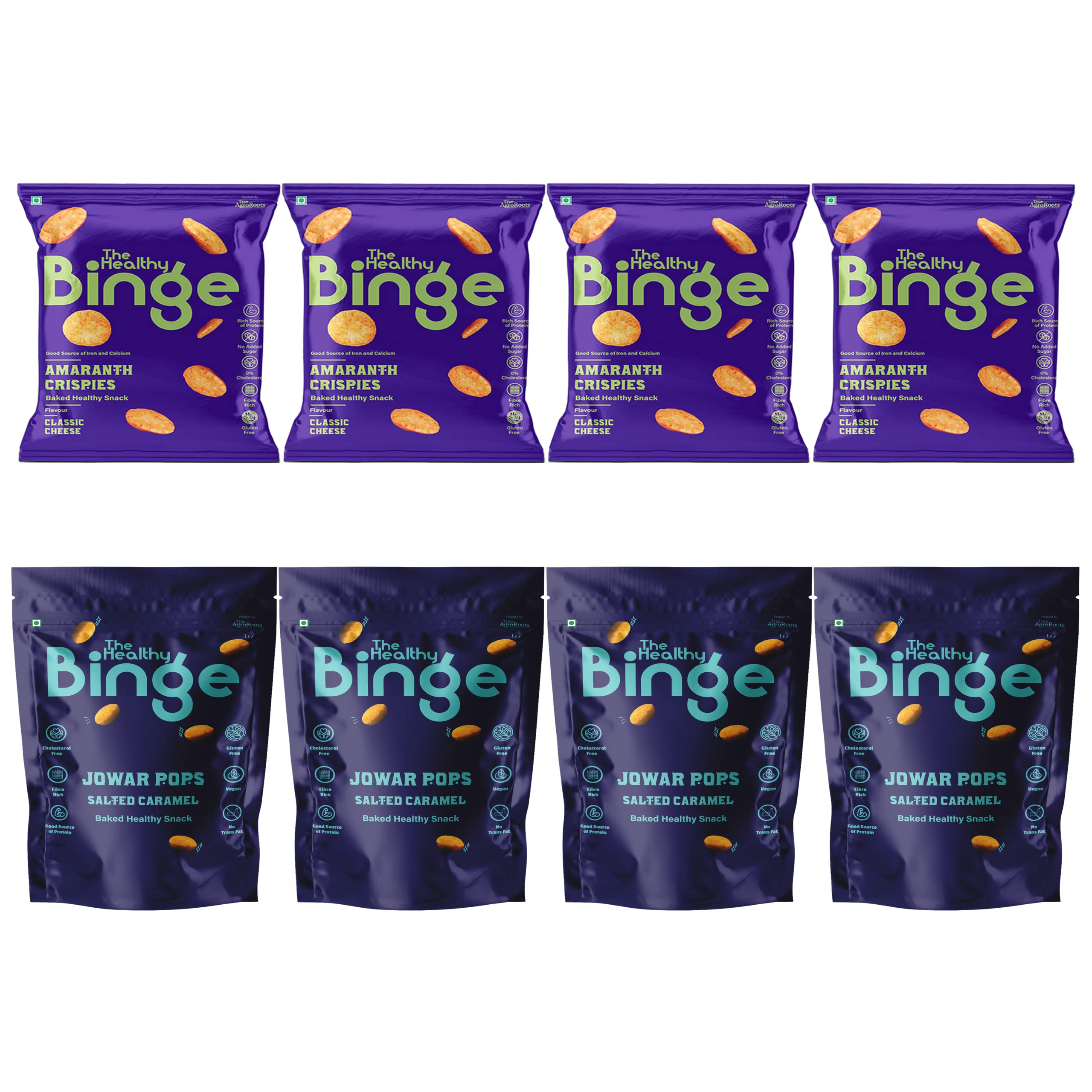 Kids-Friendly Combo Pack| Classic Cheese & Salted Caramel Chips| Baked not Fried | As seen on Shark Tank India| Healthy Snacks| 0% cholesterol High Protein & Fiber | No MSG|| Pack of 8 (B0BZYZRMLH) Amazon Price History, Amazon Price Tracker