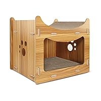 Record – Tiragraffi per Gatti Pagoda – Struttura in Legno e Cartone con Catnip