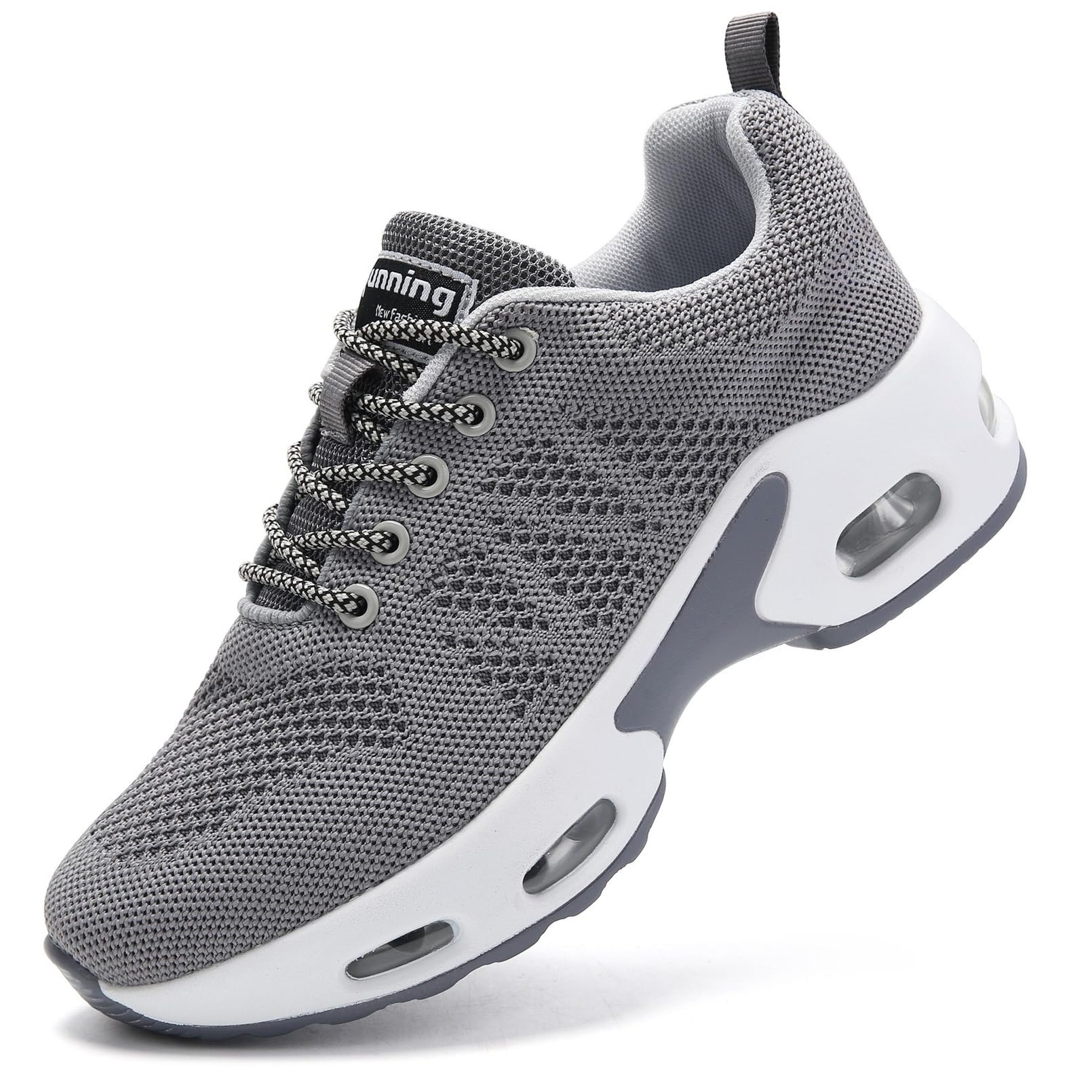 Myztra Sneaker für Damen mit Luftkissen Netzstoff Atmungsaktiv Leicht Bequem als Sportschuhe Laufschuhe für Fitness und Alltag