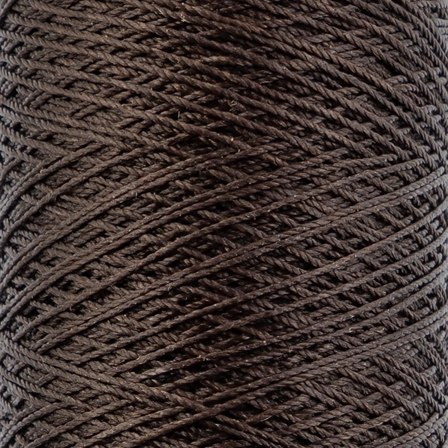 Waxed Thread 3ply Made in USA 500ft (152.4m) Spool 0.38mm (0.015in), Dark Beige