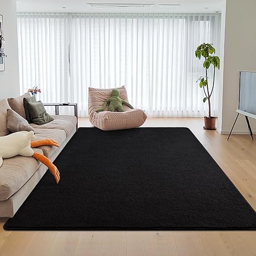 Miniatura 7 de DweIke Alfombras grandes para dormitorio, sala de estar, alfombras de interior de espuma viscoelástica gruesa de 6 x 9 pies, alfombra de estilo