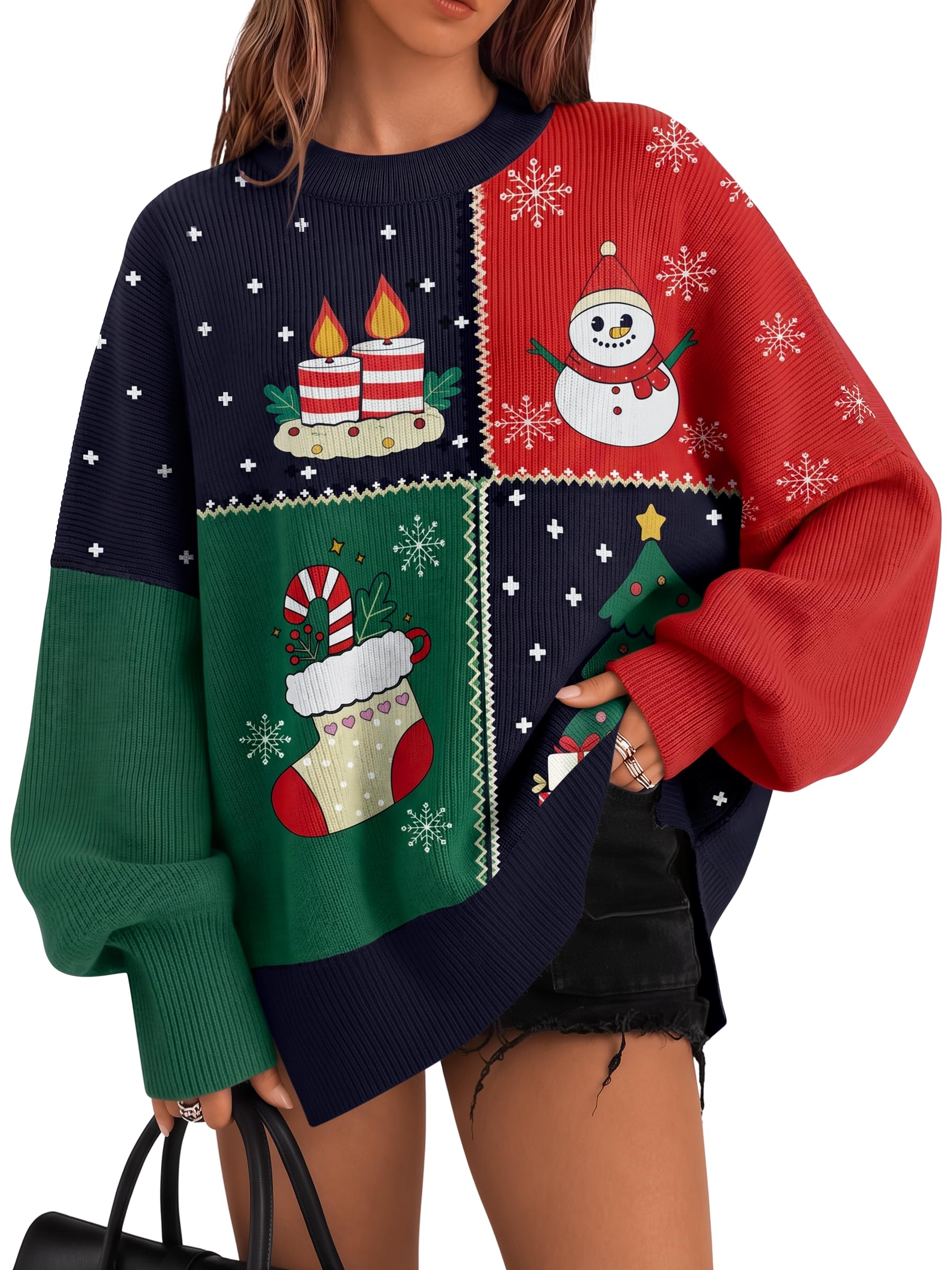 LILLUSORY Oversized Sweaters for Women 2026 Fall Fashion Outfits Clothes