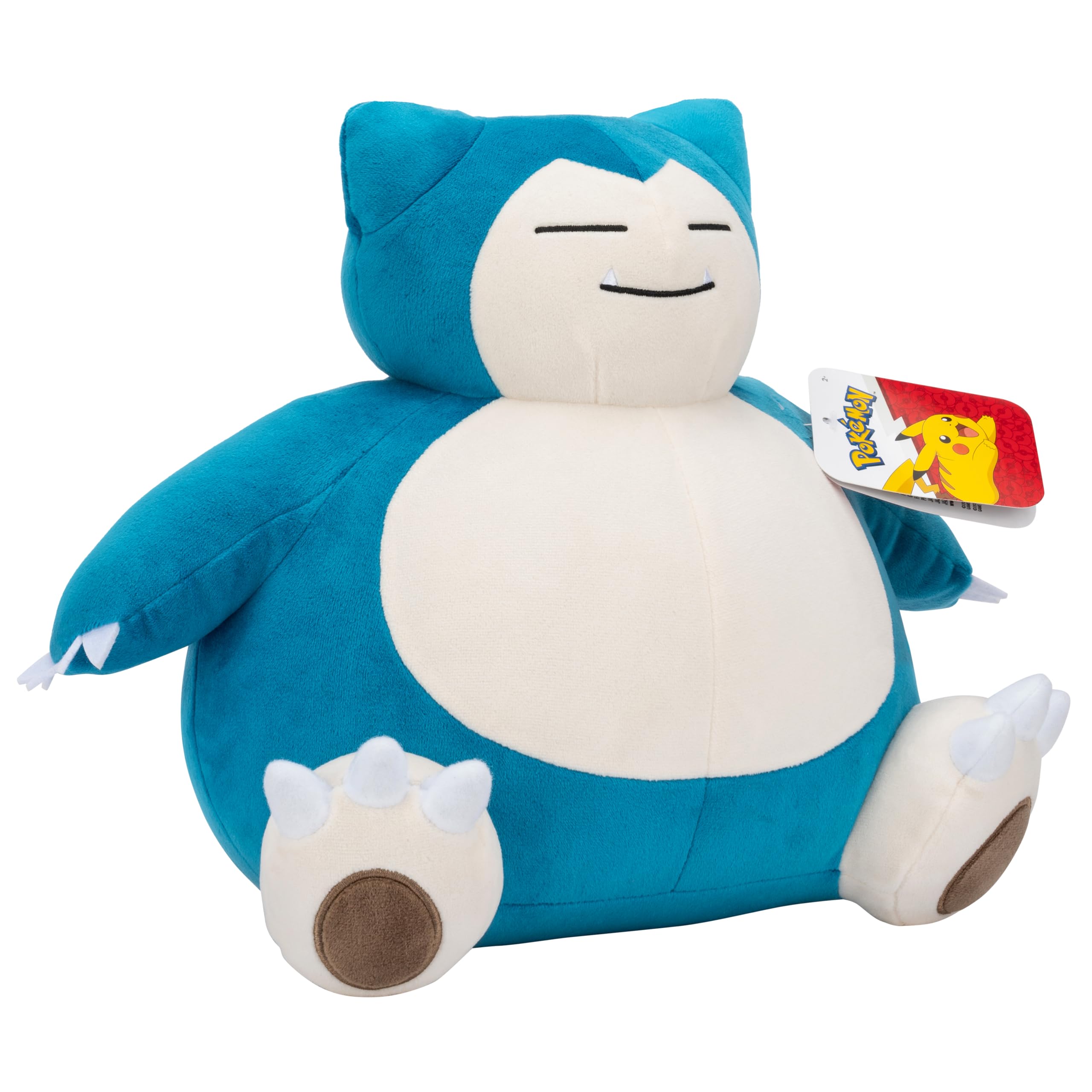 Pokémon Peluche Ronflex - Peluche morbido da 30 cm con dettagli autentici