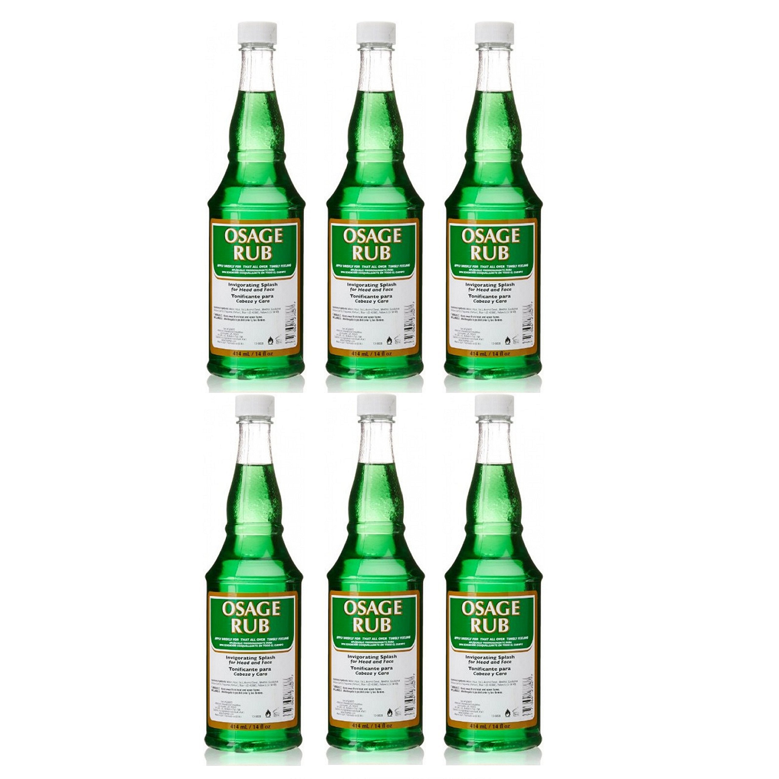 Clubman Osage Rub Invigorating Splash for Head and Face Facial Astringents 6Pack product thumbnail 5
