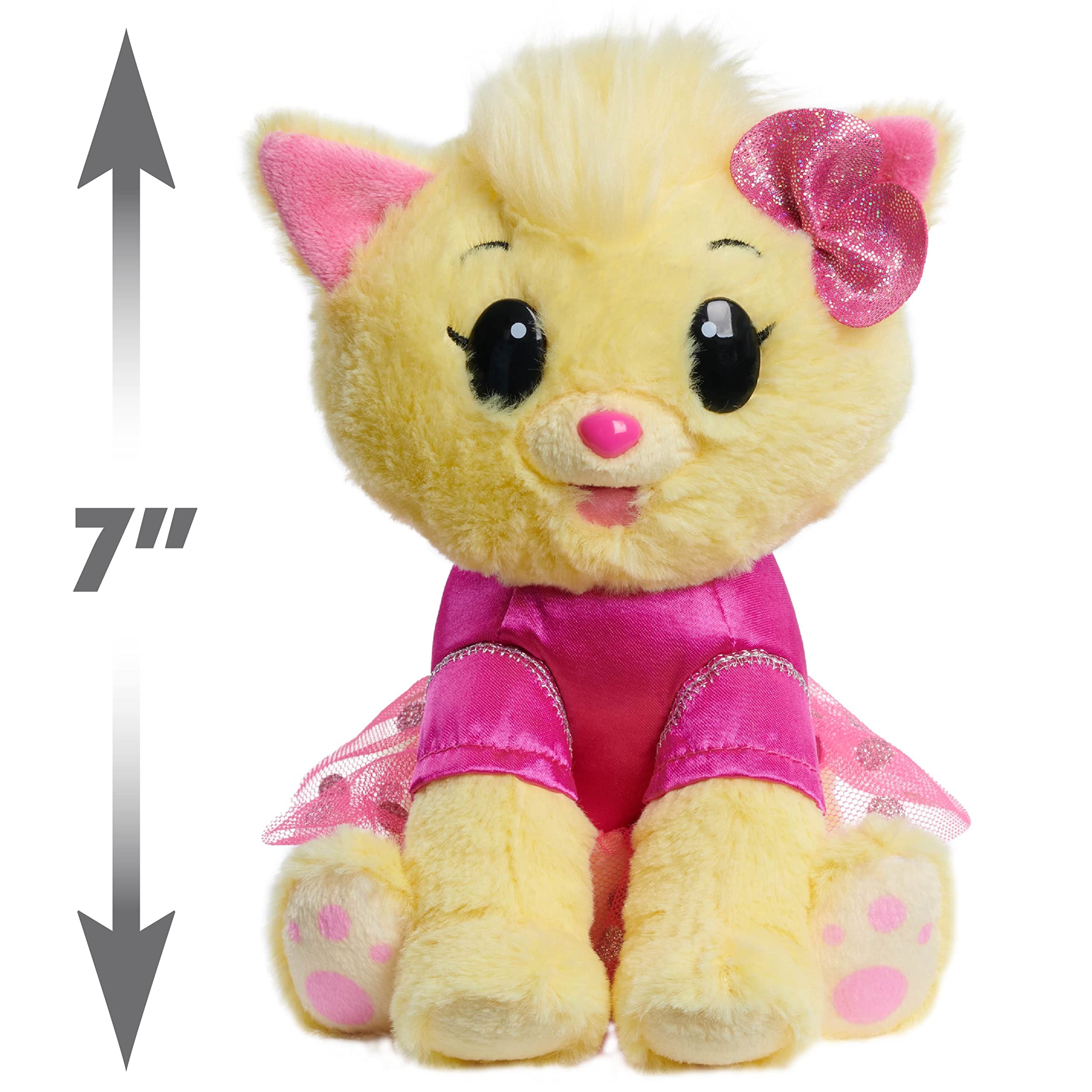 EK World Kate's 18 cm kot Rosie pluszowe zwierzę, jednorożec, miękka tkanina, tęczowa spódnica