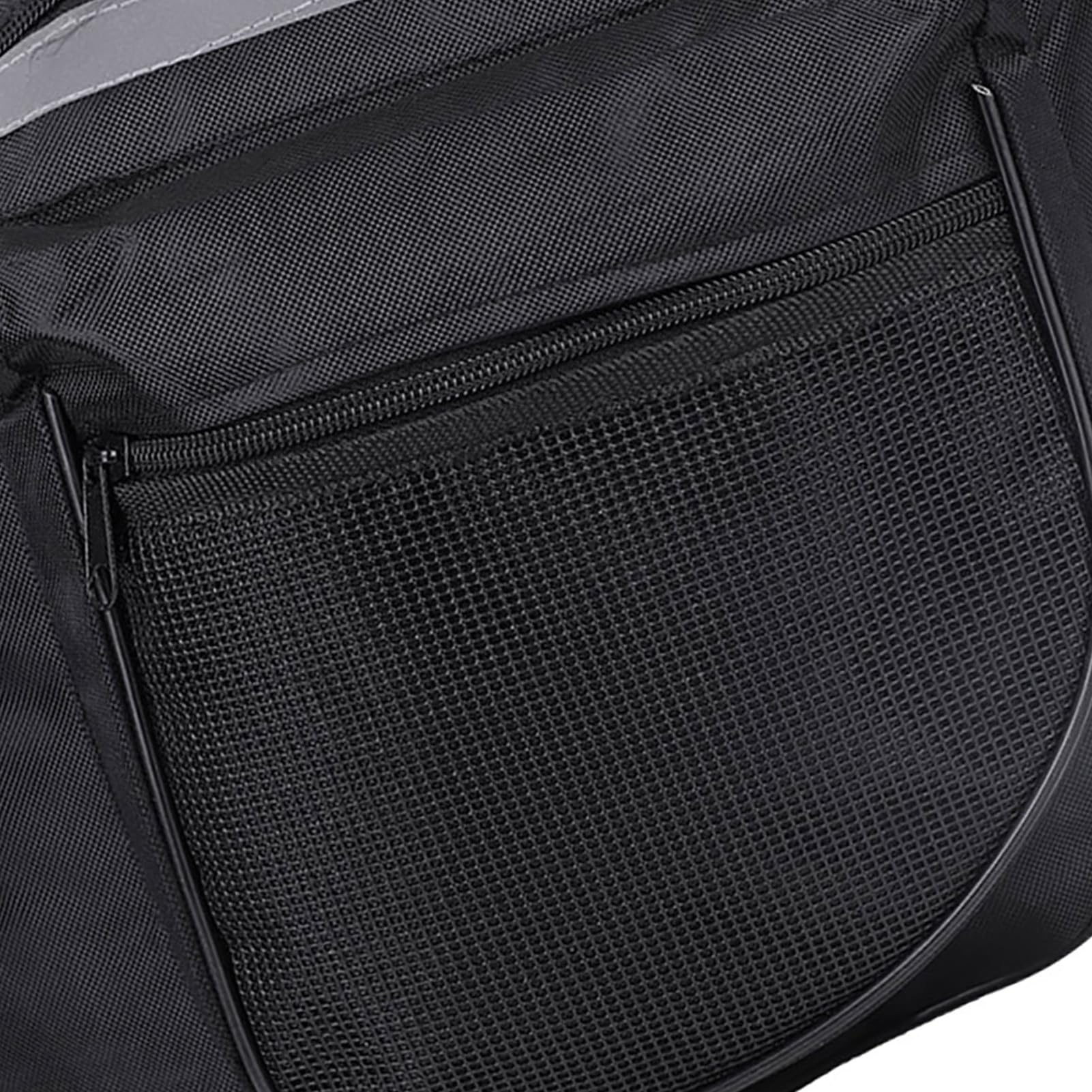 Wakects Borsa Doppia per Bici 25L Borsa Portapacchi Bici Posteriore Impermeabile Borsa per Bicicletta Posteriore Laterale per All'aperto Cavalcare Nero
