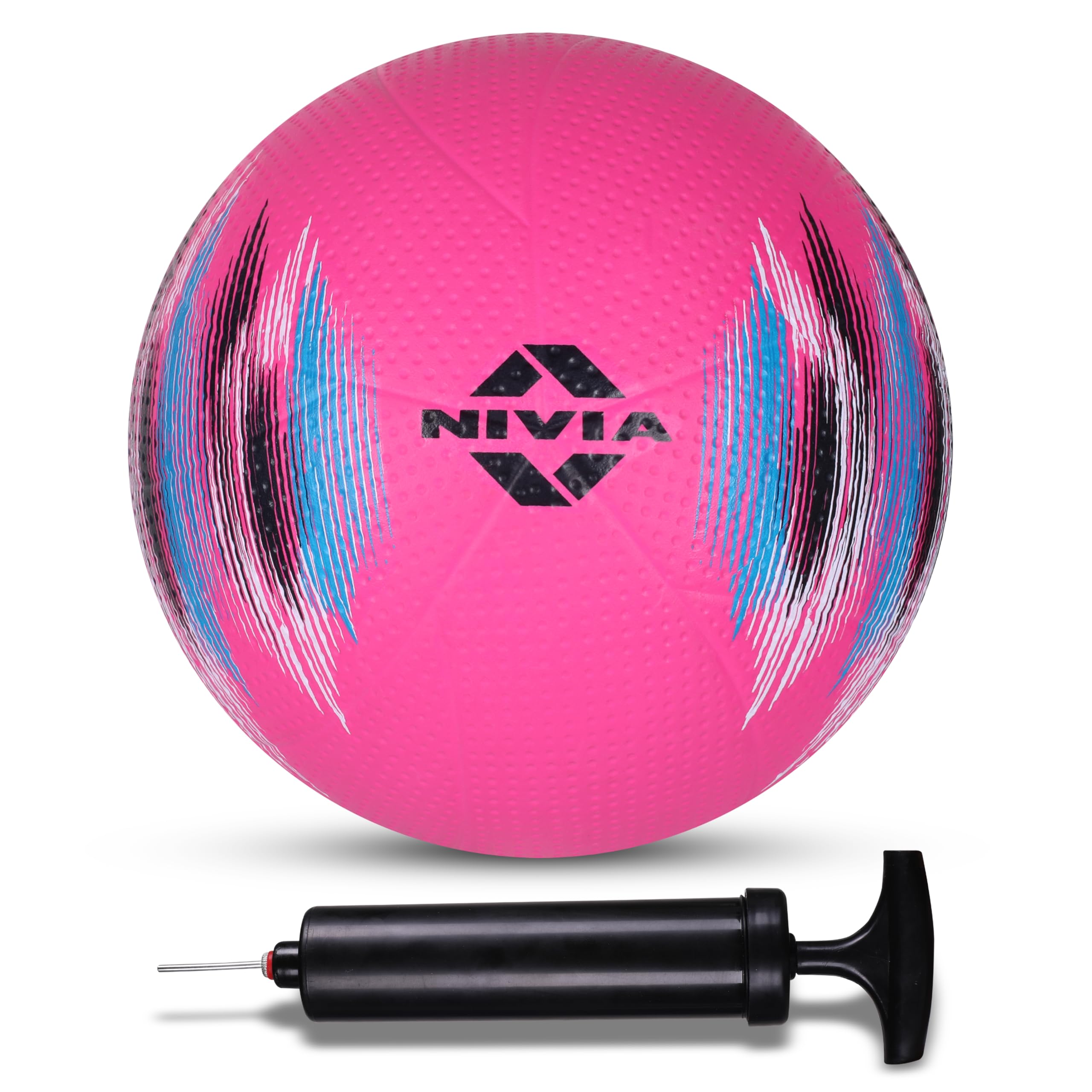Nivia Electric Volleyball/Beach Volleyball/Rubber Moulded Volleyball/for Indoor/Outdoor/for Men/Women Size - 4 (Multicolor) with Ball Pump (B0D9Q3B6B8) Amazon Price History, Amazon Price Tracker