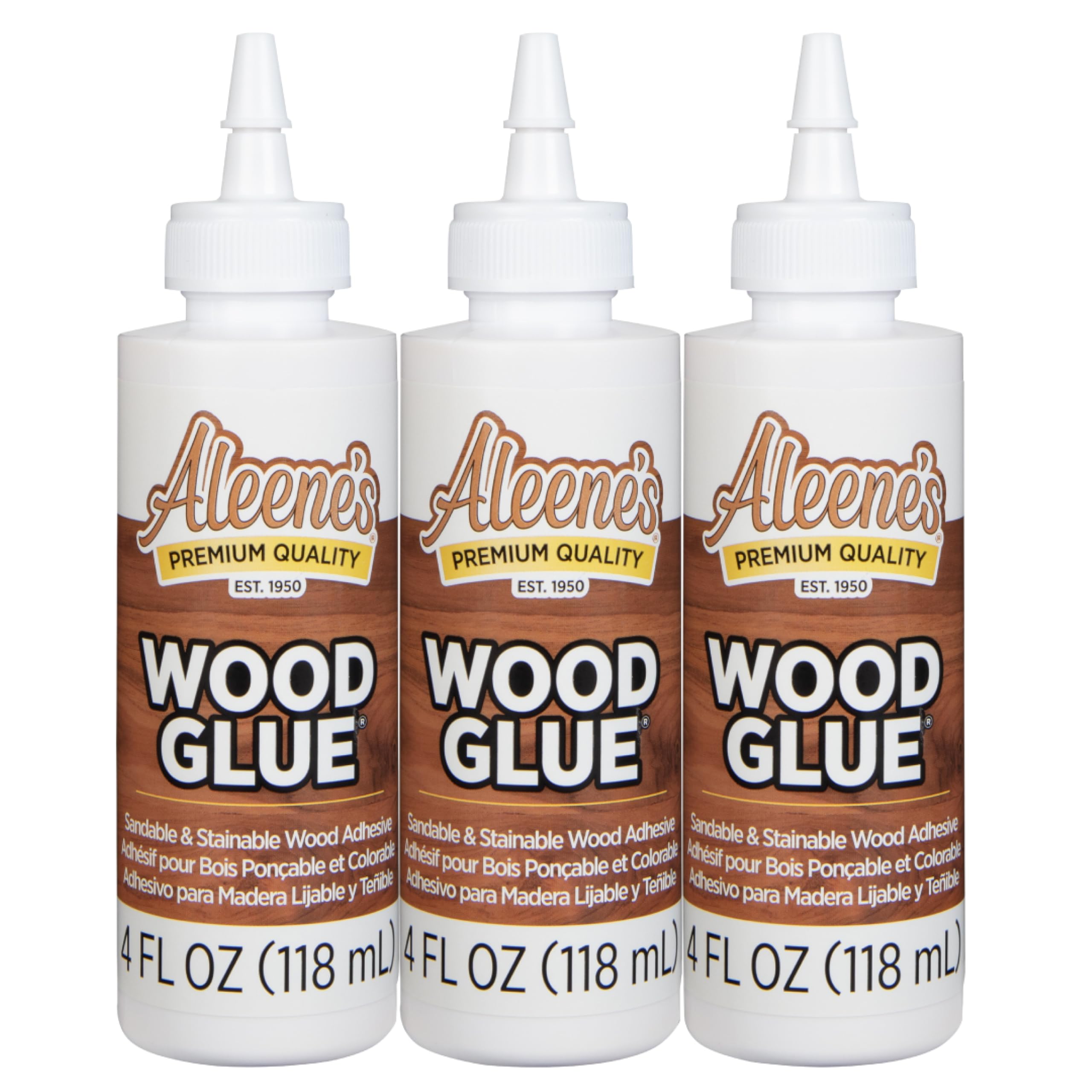 Aleene's Glue Wood Adhesive, 4 fl oz - 3 Pack, Multi